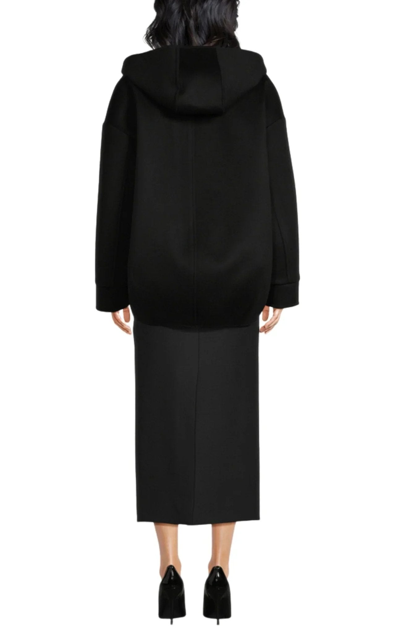 Valentino Zip - Up Drop Shoulder Hoodie Jacket - Runway Catalog