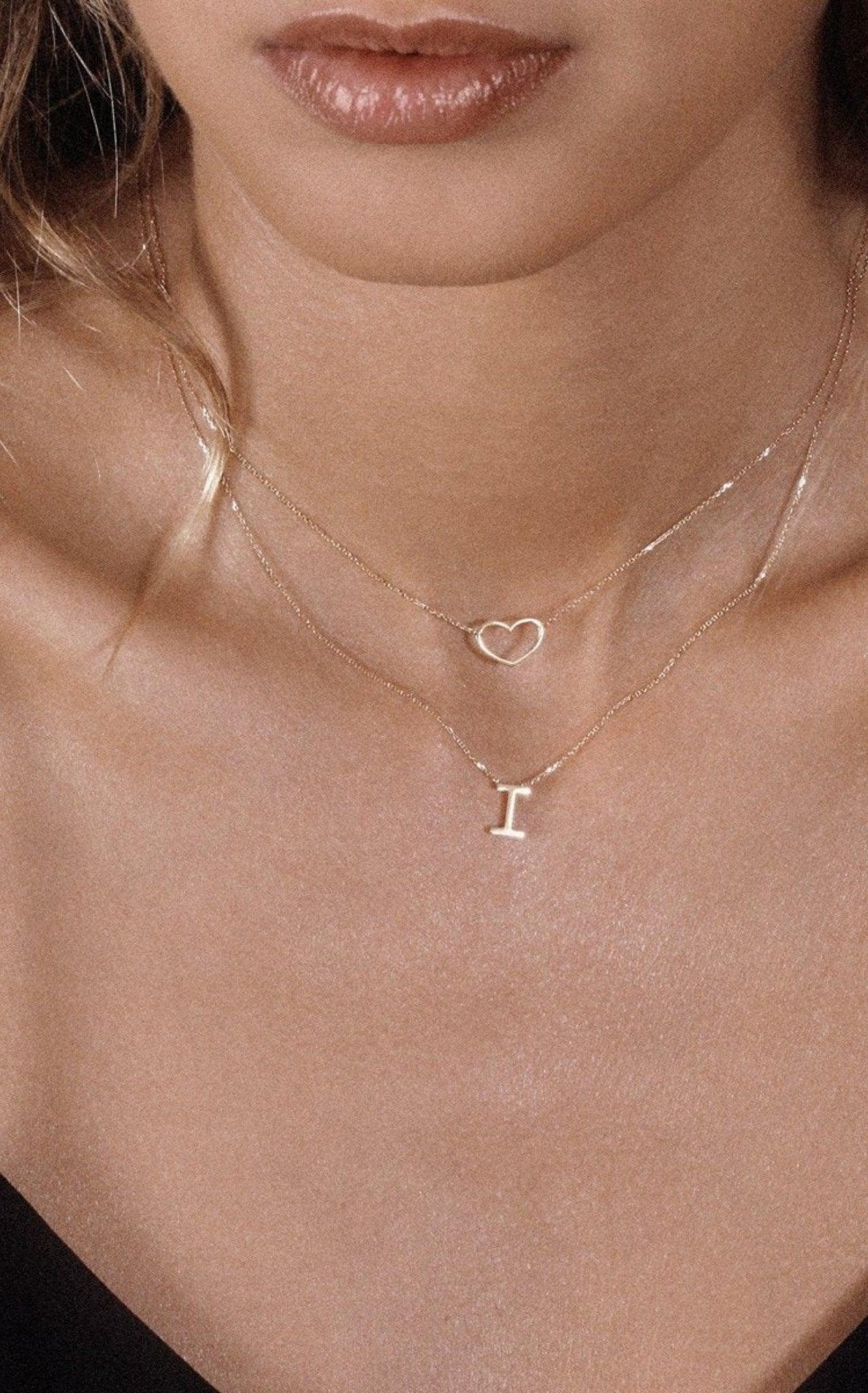 Vanrycke Gold Mini Heart Angie Necklace - Runway Catalog