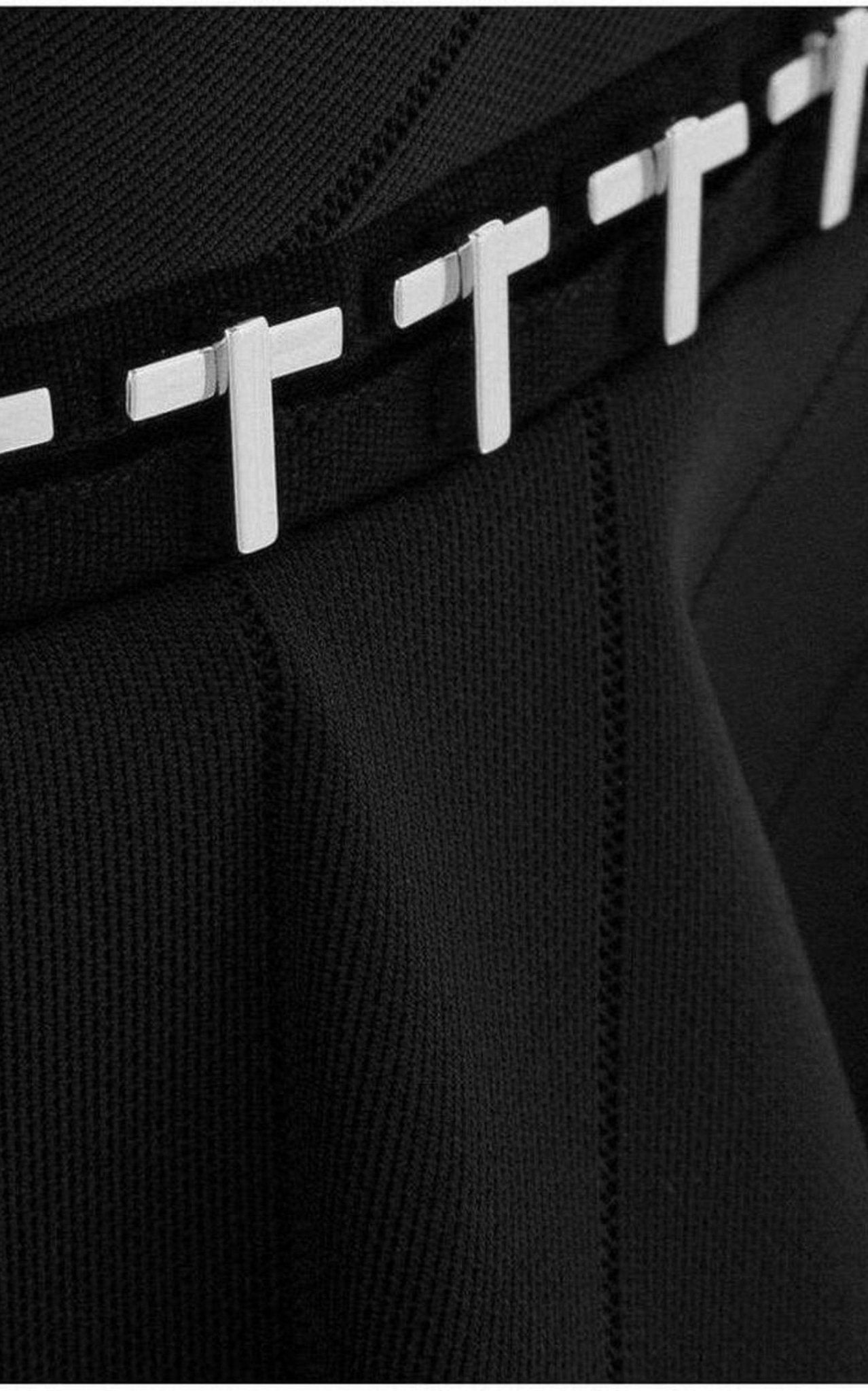 Versace Black Flared Embellished Mini Skirt - Runway Catalog