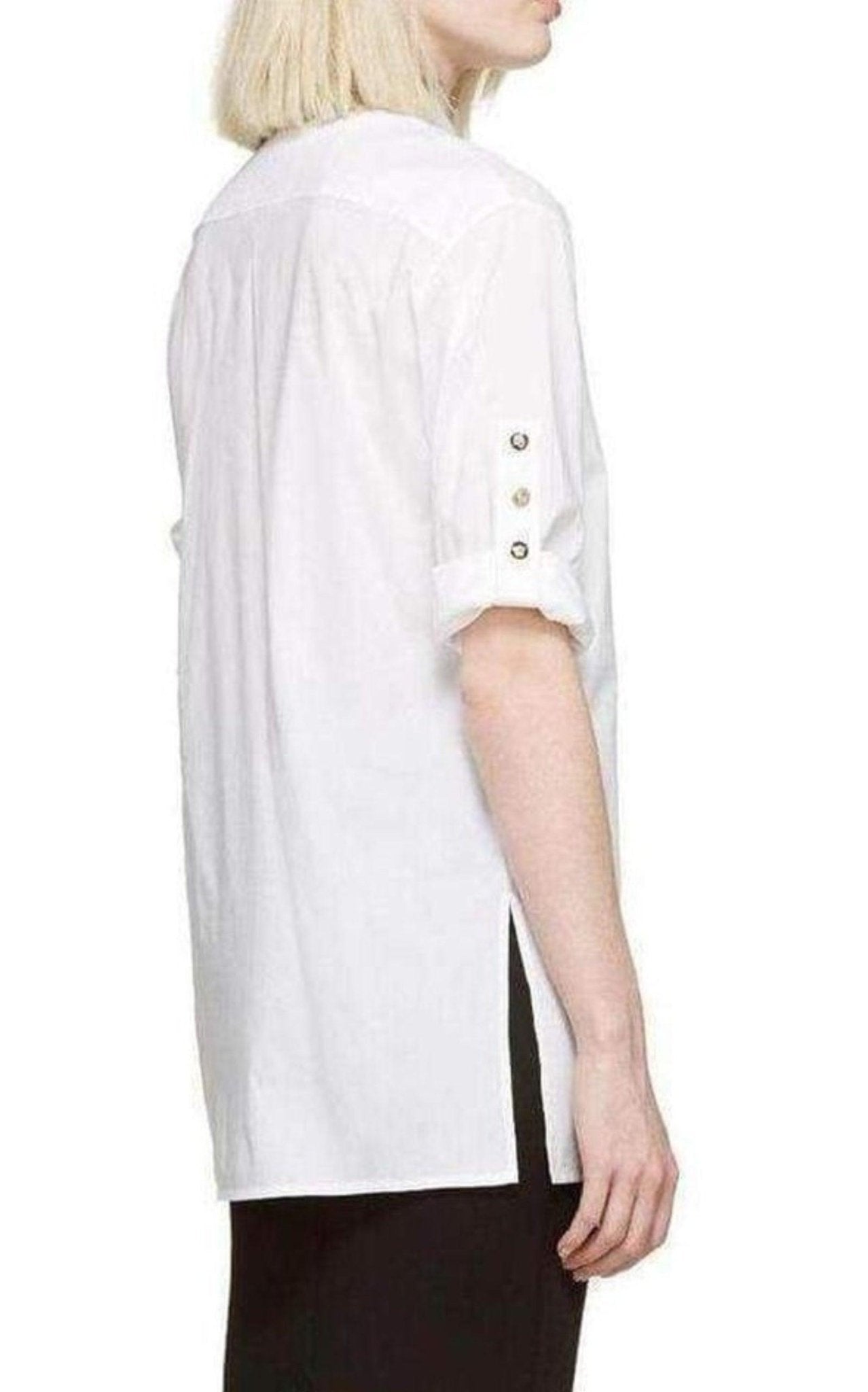 Versace Embroidered Placket Shirt - Runway Catalog