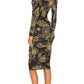 Versace Jeans Couture Baroque print Midi Dress