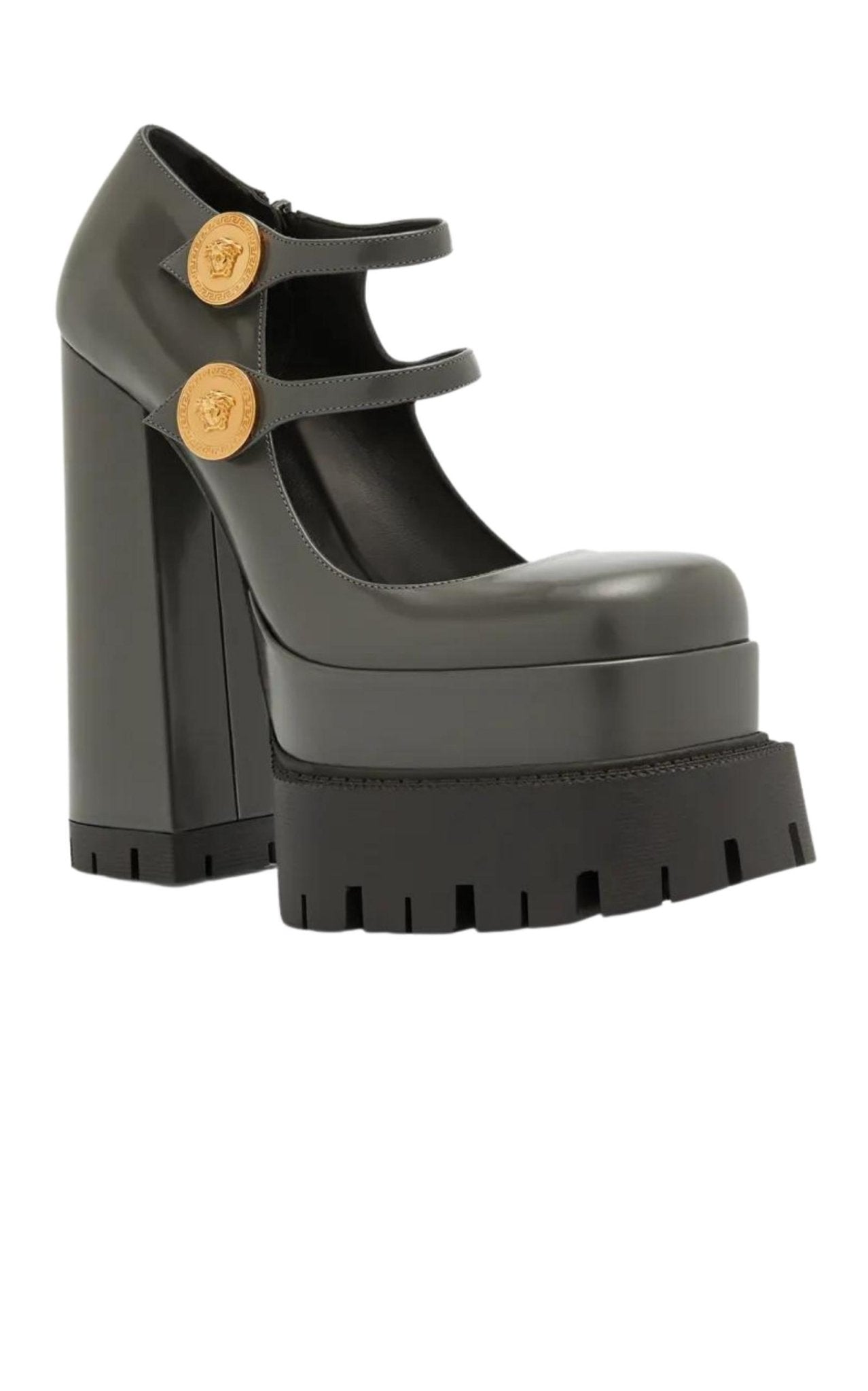 Versace Medusa Aevitas Platform Mary Janes Pump - Runway Catalog