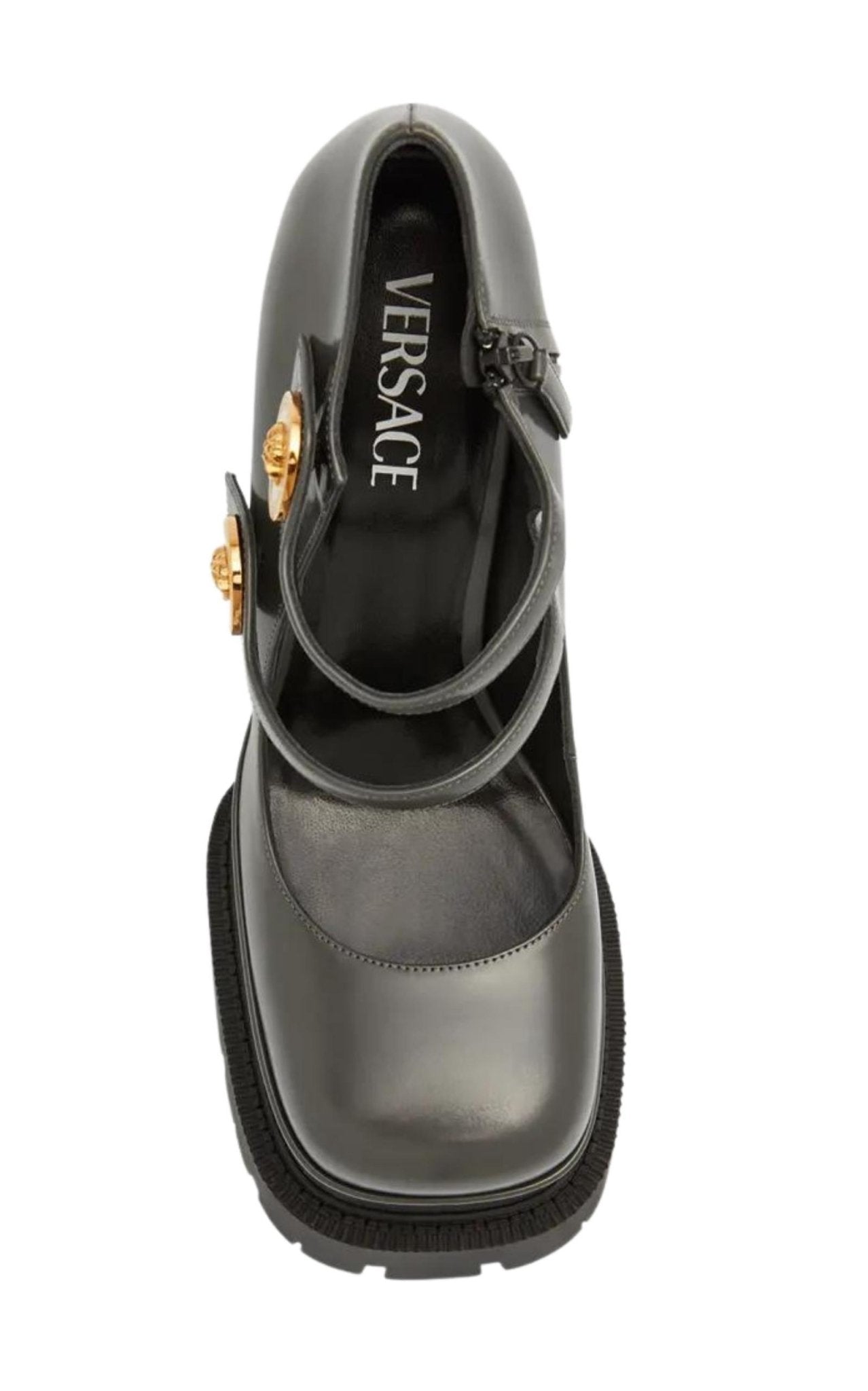 Versace Medusa Aevitas Platform Mary Janes Pump - Runway Catalog