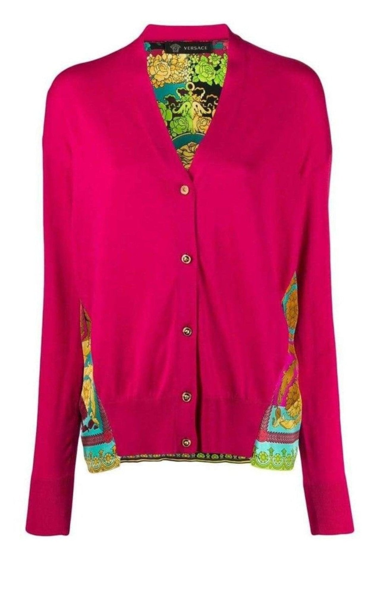 Versace Medusa Print Cardigan - Runway Catalog