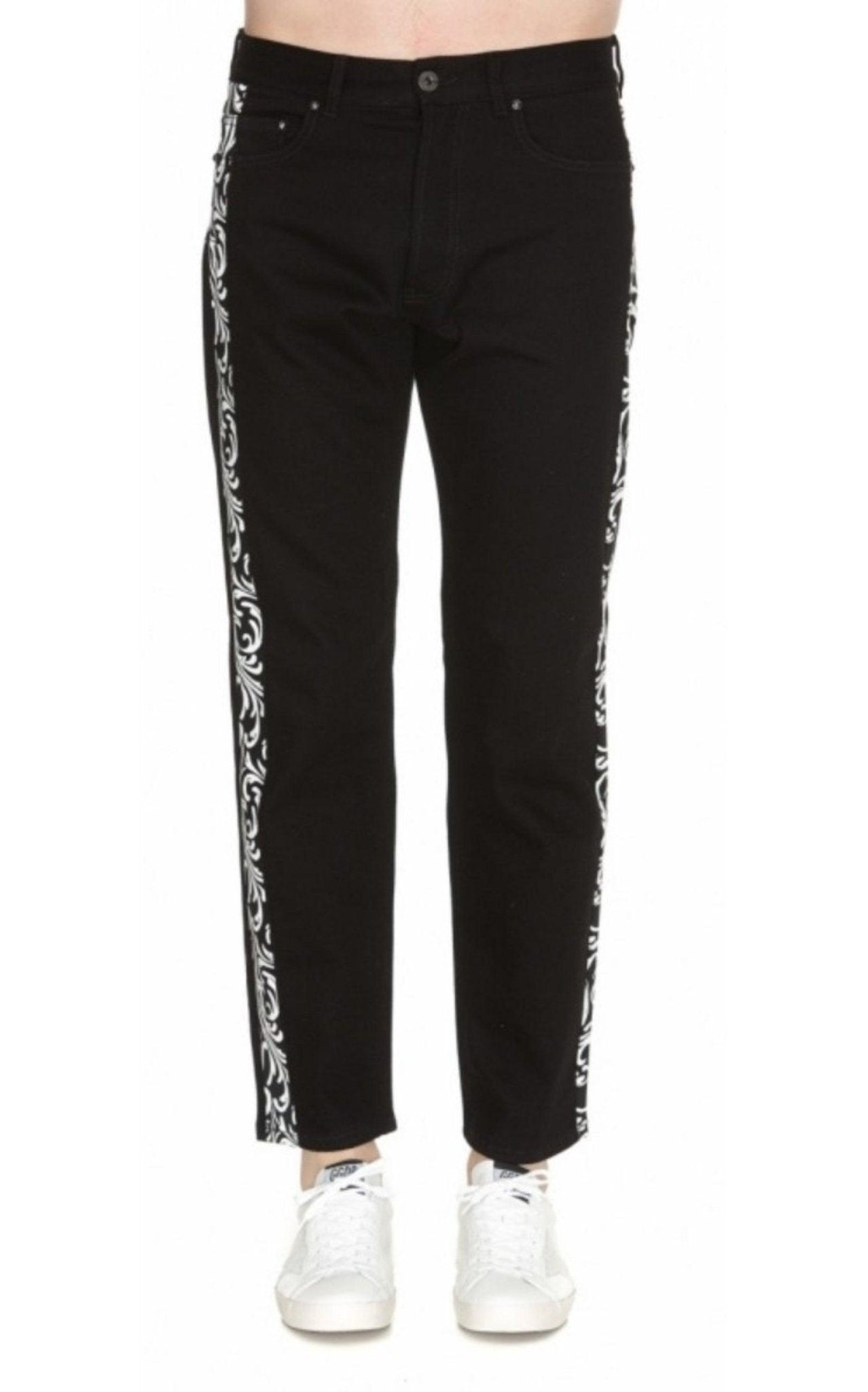 Versace Printed Detail Jeans - Runway Catalog
