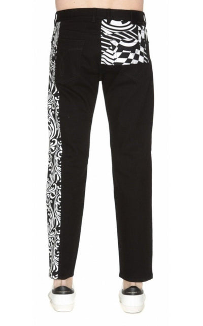 Versace Printed Detail Jeans - Runway Catalog