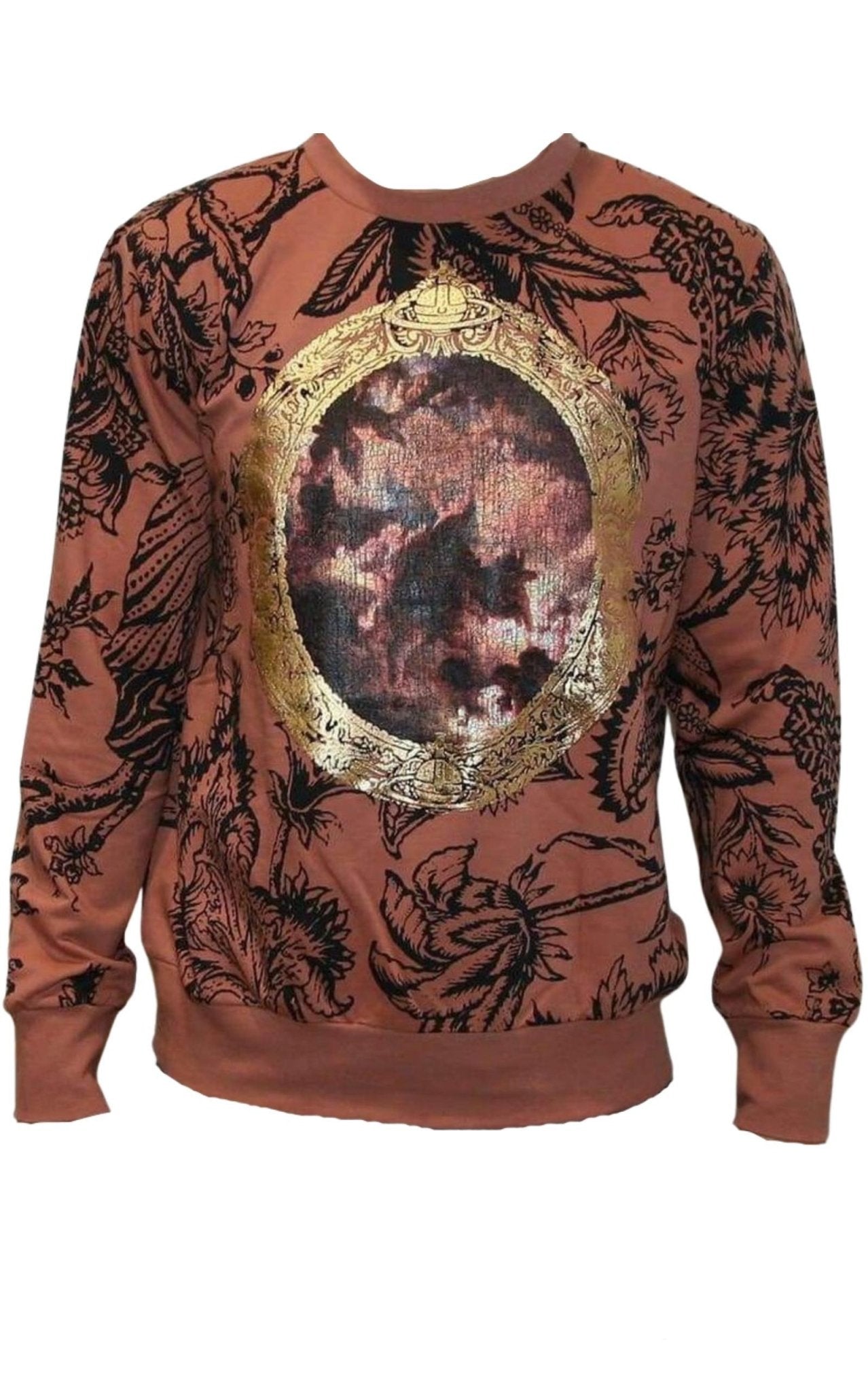 Vivienne Westwood Embroidered Cotton Jersey Sweatshirt - Runway Catalog