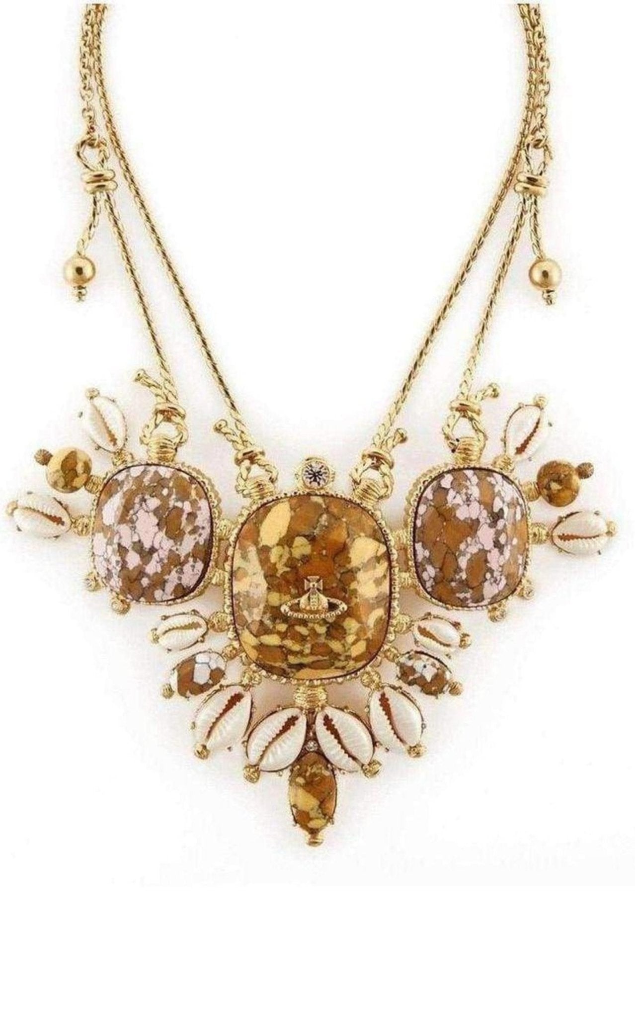 Vivienne Westwood Gold Plated Lusaka Necklace - Runway Catalog