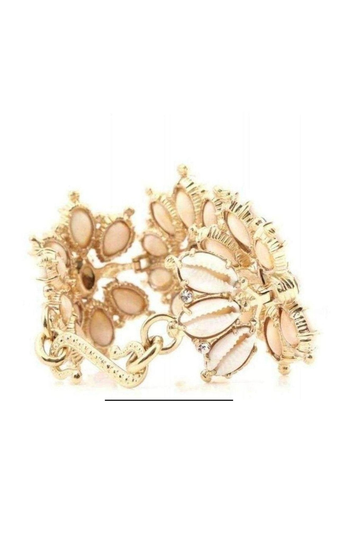 Vivienne Westwood Lusaka Pleated Gold Bracelet - Runway Catalog