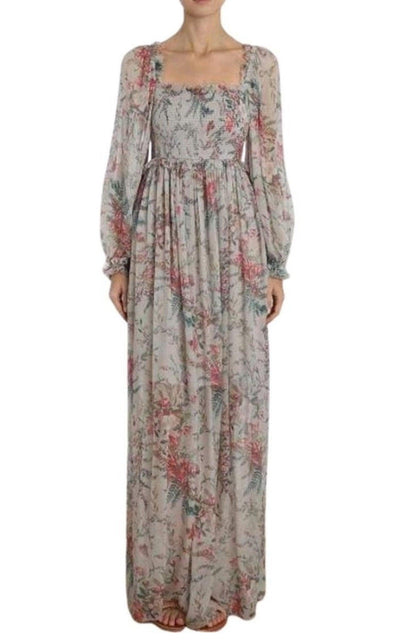 Bayou Shirred Long Dress Zimmermann