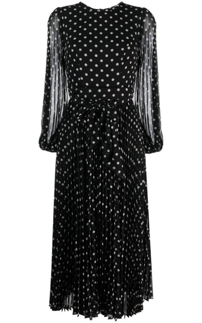 Zimmermann Polka Dot - print Pleated Dress - Runway Catalog