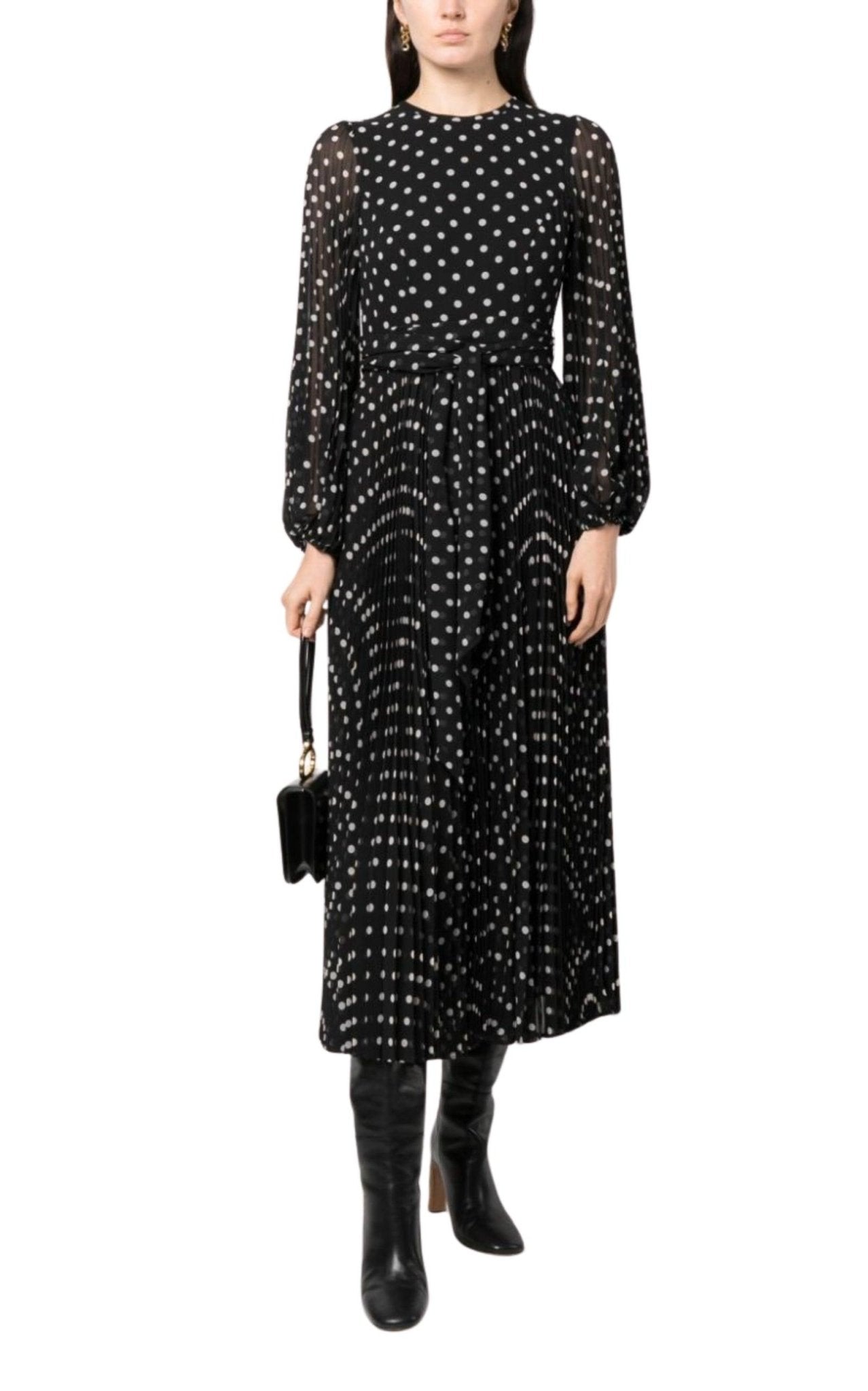 Zimmermann Polka Dot - print Pleated Dress - Runway Catalog