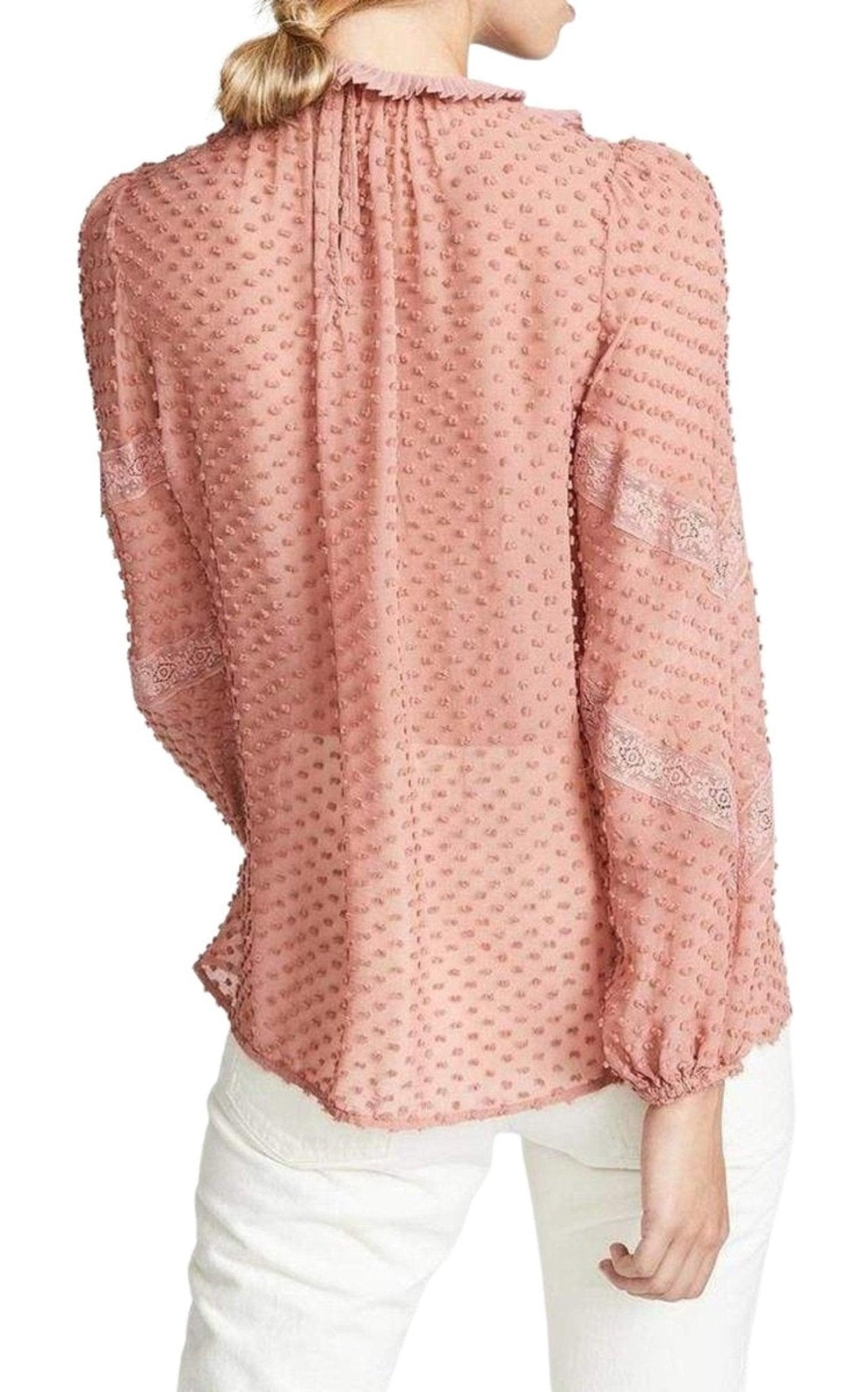 Zimmermann Unbridled Spliced Silk Blouse - Runway Catalog